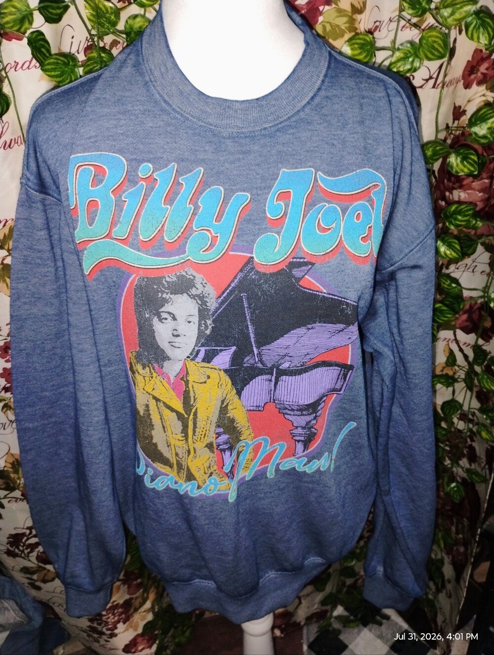 Billy Joel Graphic Sweatshirt